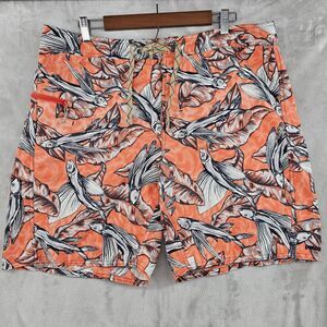 Patagonia Mens 38 Boardshorts Fishing‎ Shorts Flying Fish Print